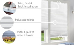 Redi Shade No Tools Easy Lift Trim-at-Home Cordles...