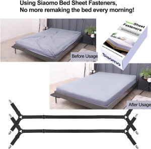 Bed Sheet Holder Straps - Sheet Straps Adjustable...