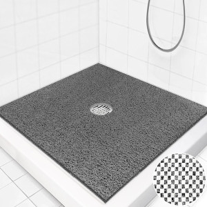 Square Shower Mat Non Slip: 36 x 36 Inch Extra Lar...
