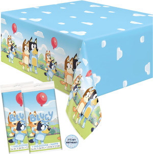 Unique Bluey Birthday Party Supplies - Rectangular...