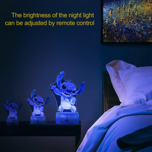 Stitch Gifts,Stitch Night Light for Kids, Christma...