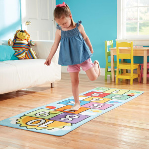 Melissa & Doug Hop & Count Hopscotch Rug (Play Spa...