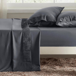 Bedsure Queen Sheets Grey - Soft Sheets for Queen...