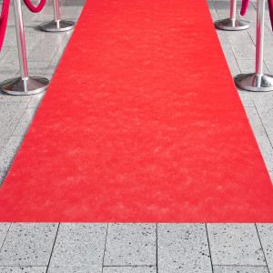 Red Carpet Runner for Party, 50 Ft Runway Aisle fo...