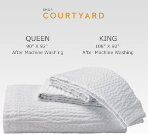 Courtyard by Marriott Textured Coverlet - Lightwei...