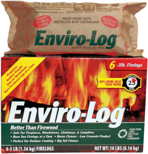 Fire Log 1 pk - Case of 6; Each Pack Qty 1;