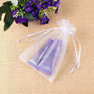 100PCS Sheer Organza Bags, White Wedding Favor Bag...