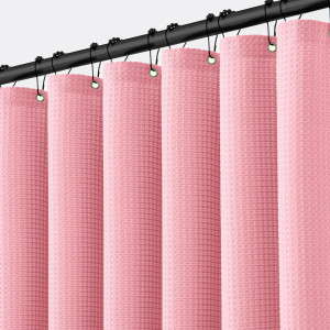 MIULEE Stall Waffle Weave Fabric Stand Up Shower B...