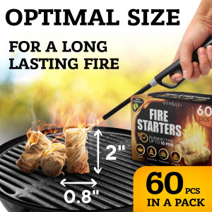 Fire Starter - Natural Pine Fire Starters for Fire...