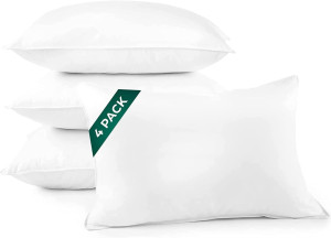 DOWNLITE 4-Pack Set of Hotel Style Hypoallergenic...