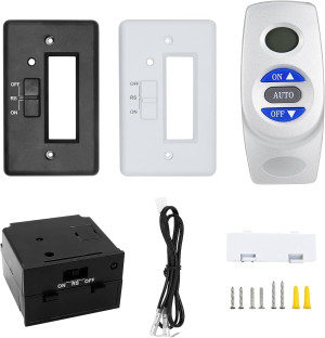 Fireplace Remote Control Kit RCST, On/Off Thermost...