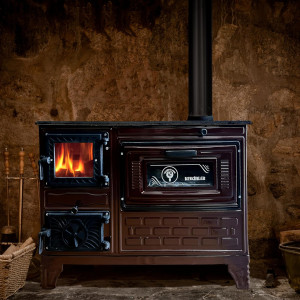 Cast Iron Stove with Oven | Cast Iron Fireplace |...