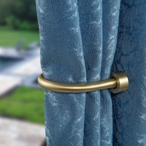 Premium Curtain Holdback, Quality Metal Decorative...
