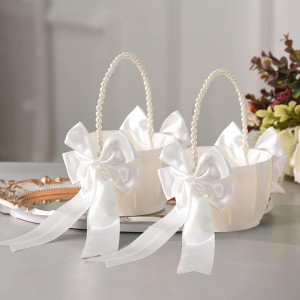 Flower Girl Baskets for Wedding,Flower Girl Basket...