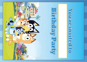 Set of 20 Playful Pup-Themed Happy Birthday Invita...
