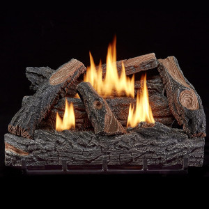 VFL24T Dual Fuel Ventless Fireplace Logs Set with...