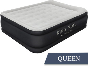King Koil Luxury Air Mattress Queen with Built-in...