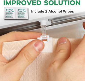 Smatagee (36 Sets / 72 Pcs) Clear Vertical Blind R...