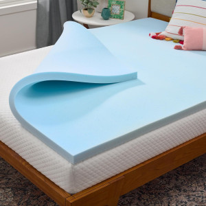 LINENSPA Memory Foam Mattress Topper - 2 Inch Gel...