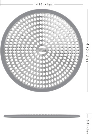 LEKEYE Shower Drain Hair Catcher/Bathroom Drain Co...