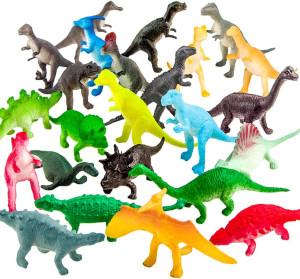 82 Piece Mini Dinosaur Toy Set for Dino Party Favo...