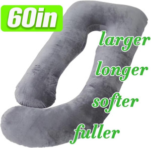 60 Inch Pregnancy Pillow for Sleeping, Extra Large...
