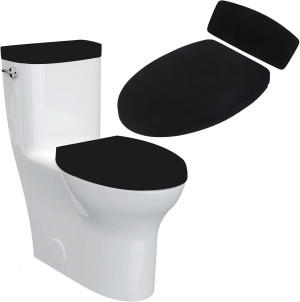 Sliverdew Toilet Lid Cover and Toilet Tank Lid Cov...