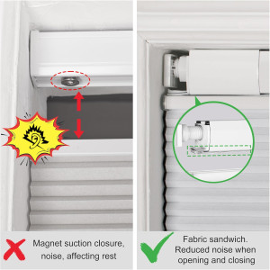 BERISSA Top Down Bottom Up Cordless Cellular Shade...