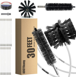30 Feet Dryer Vent Cleaning Brush Kit, Multi-Scene...
