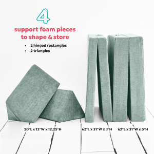 Kids and Toddler Play Couch, Convertible Folding S...