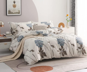 SLEEPBELLA Duvet Cover King, 600 Thread Count Cott...