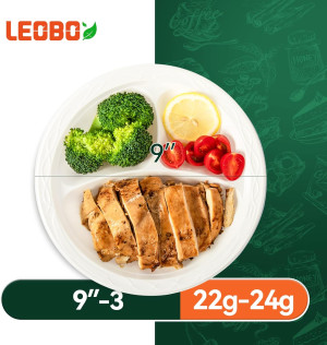 White Plastic Plates, 150 Pack 9 Inch Plastic Dinn...