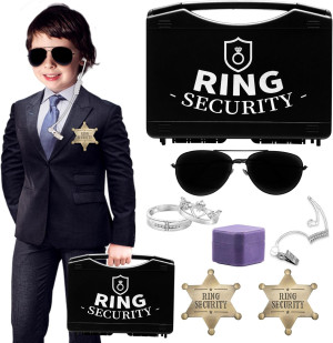 Ring Security Wedding Ring Bearer Gifts Box Set In...