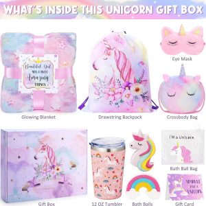 Tiblue Unicorn Toys for Girls Ages 4-6, Kids Girl...