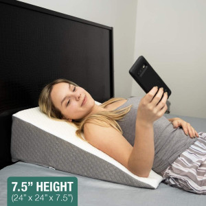 Kӧlbs Bed Wedge Pillow with Memory Foam Top | Chic...