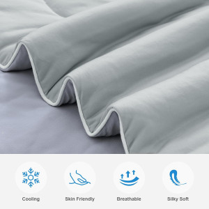 EASELAND Cooling Comforter Queen, Cold Touch Fabri...
