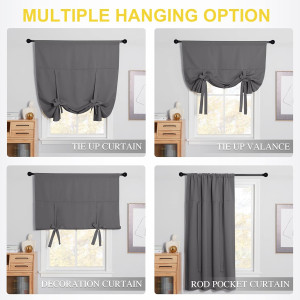 NICETOWN Thermal Insulated Blackout Short Curtain...