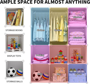 VIPZONE Baby Dresser, Kids Closet Organizers, Port...