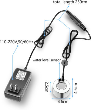 alizzy Ultrasonic Mist Maker with Super Upgraded S...