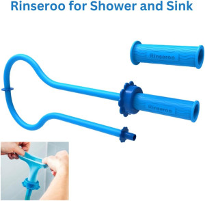Rinseroo Shower Hose: Slip-On, No-Install Attachme...