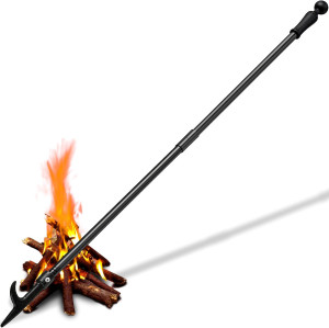 Fire Poker for Fire Pit, 46 Inch Extra Long Portab...