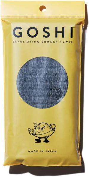 GOSHI Exfoliating Shower Towel - Rip-Resistant Exf...