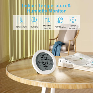 SECRUI Digital Hygrometer Thermometer for Room Tem...