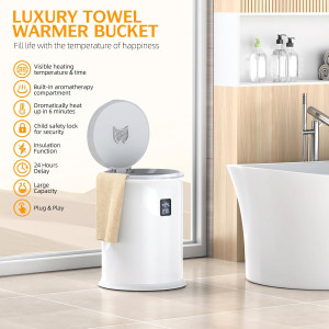 Large Towel Warmer for Bathroom, Luxury Hot Towel...