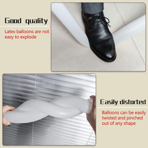 100Pcs clear 260 Balloons Clear Long Skinny Latex...