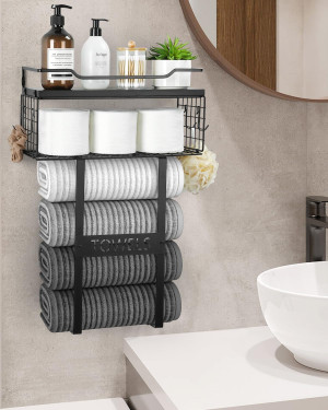 Towel Racks for Bathroom Wall Mounted - Bath Wall...