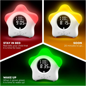 Stay-in-Bed Clock for Kids - Toddler Sleep Trainin...