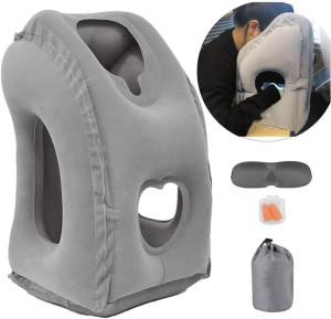 Inflatable Travel Air Pillow for Sleeping to Avoid...