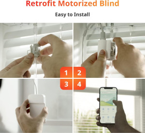 SwitchBot Blind Tilt Motorized Blinds - Smart Elec...