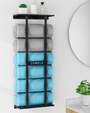 Bathroom Towel Storage Rack, Towel Racks for Bathr...